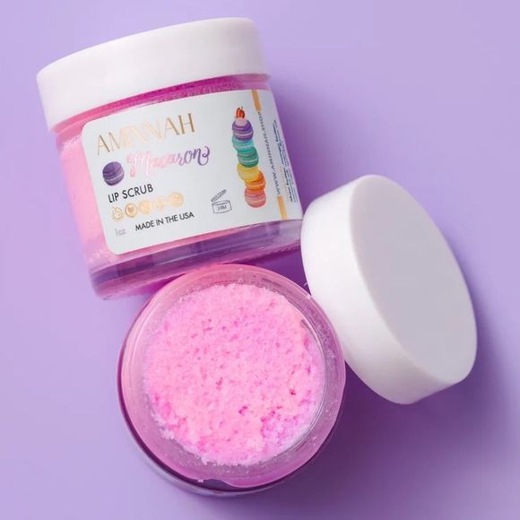 Aminnah Macaron Lip Scrub - Picture 1 of 4